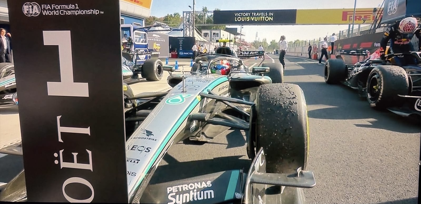 Its Silver Arrow: Antonelli Wins at Monza as Russell Takes Second