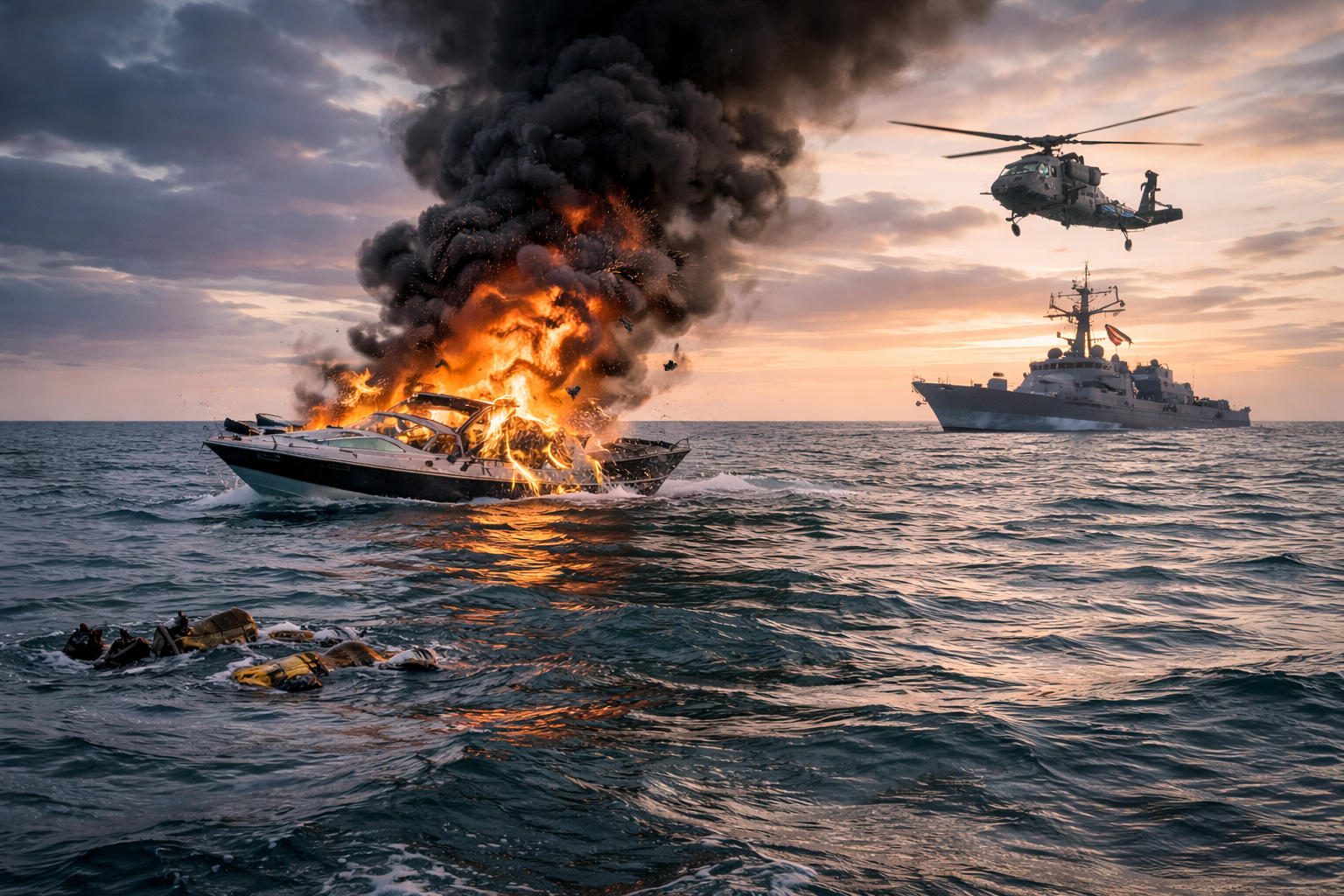 US forces strike vessel in Caribbean Sea, killing three