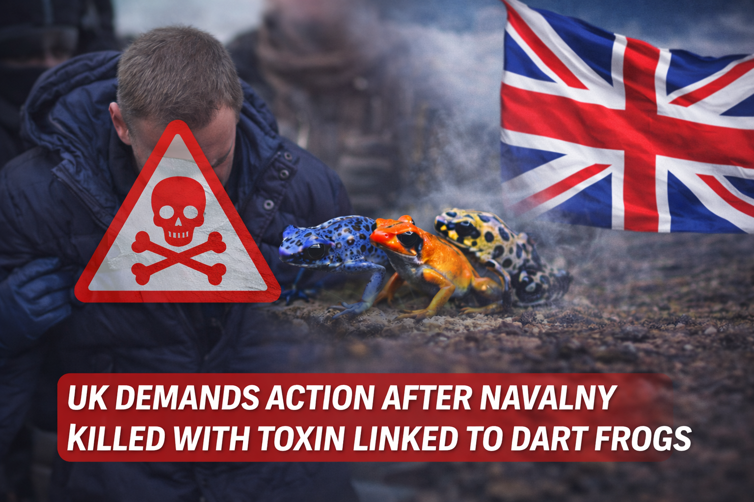 UK demands action after Navalny killed with frog poison