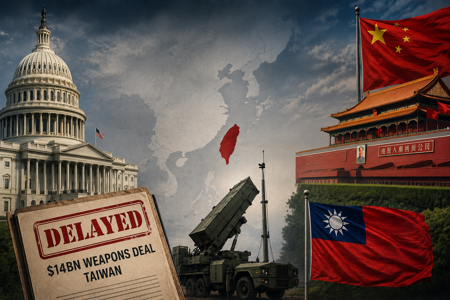 US delays $14bn Taiwan arms deal during China talks