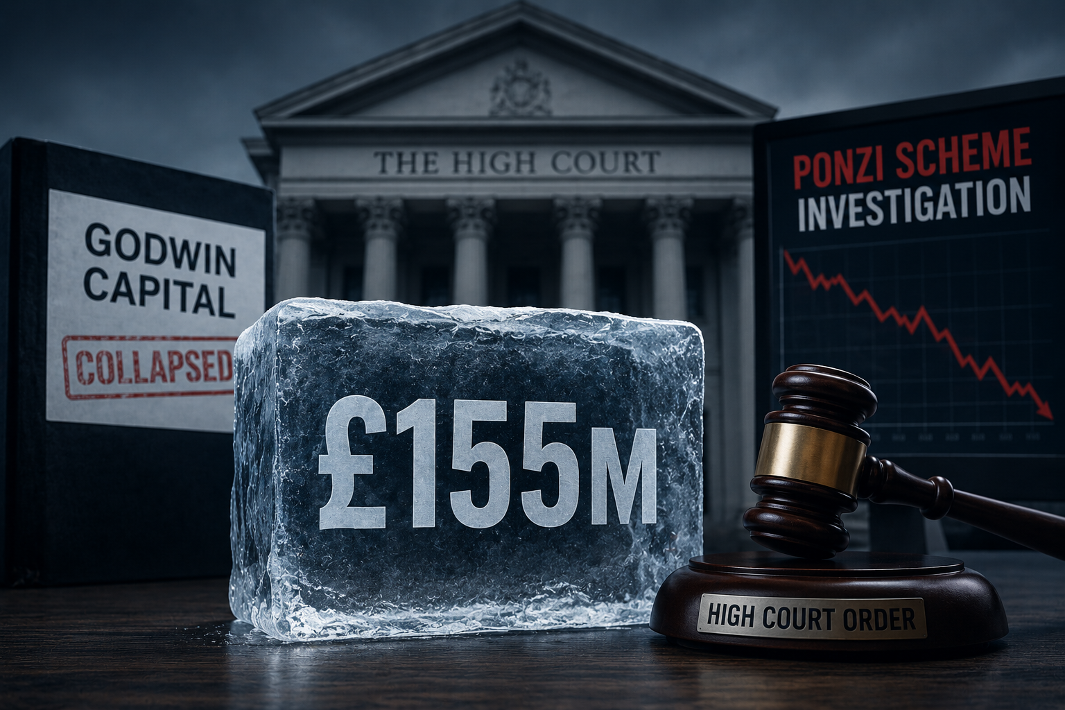 £155m frozen in 'Ponzi scheme' investigation