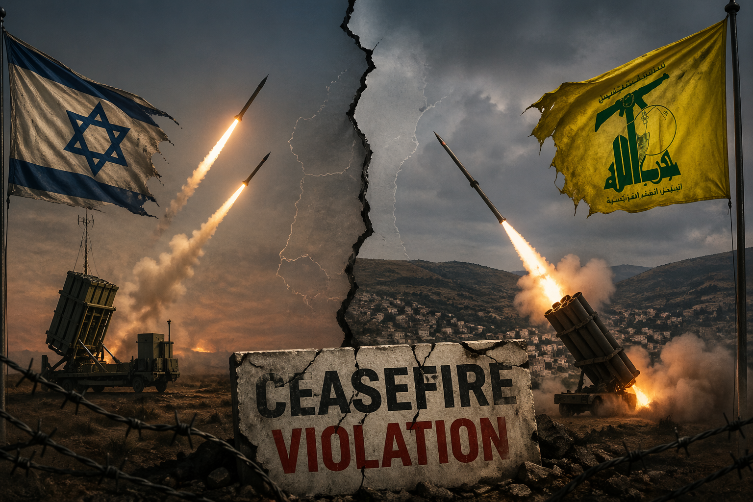 IDF and Hezbollah trade ceasefire blame