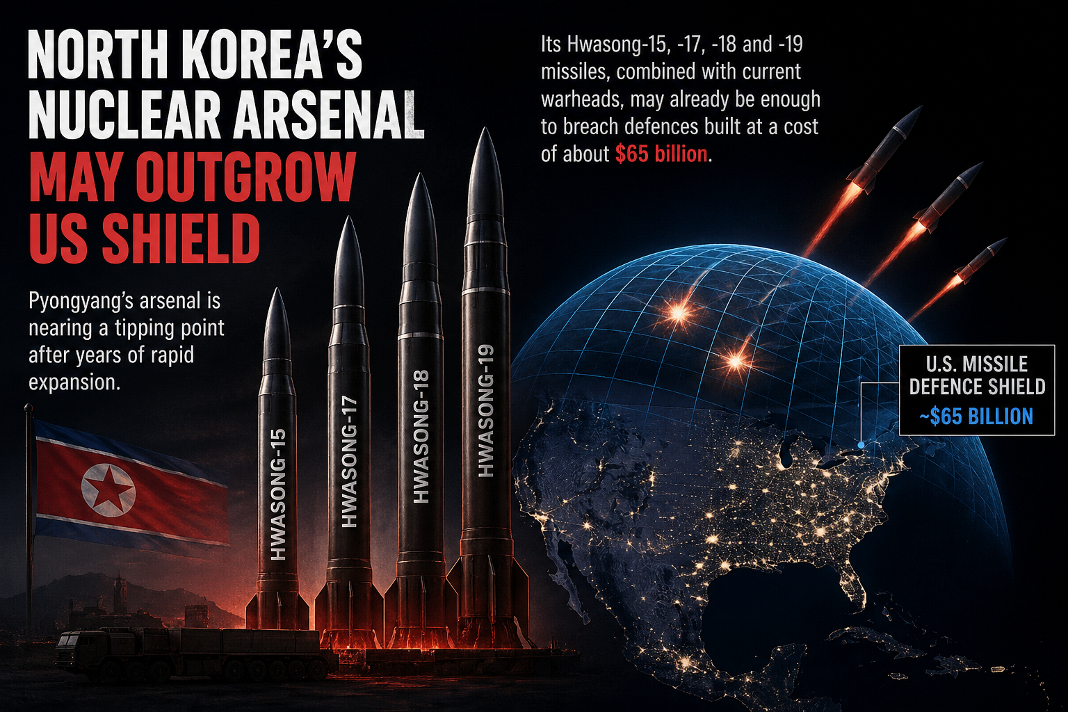 North Korea arsenal may outgrow US shield
