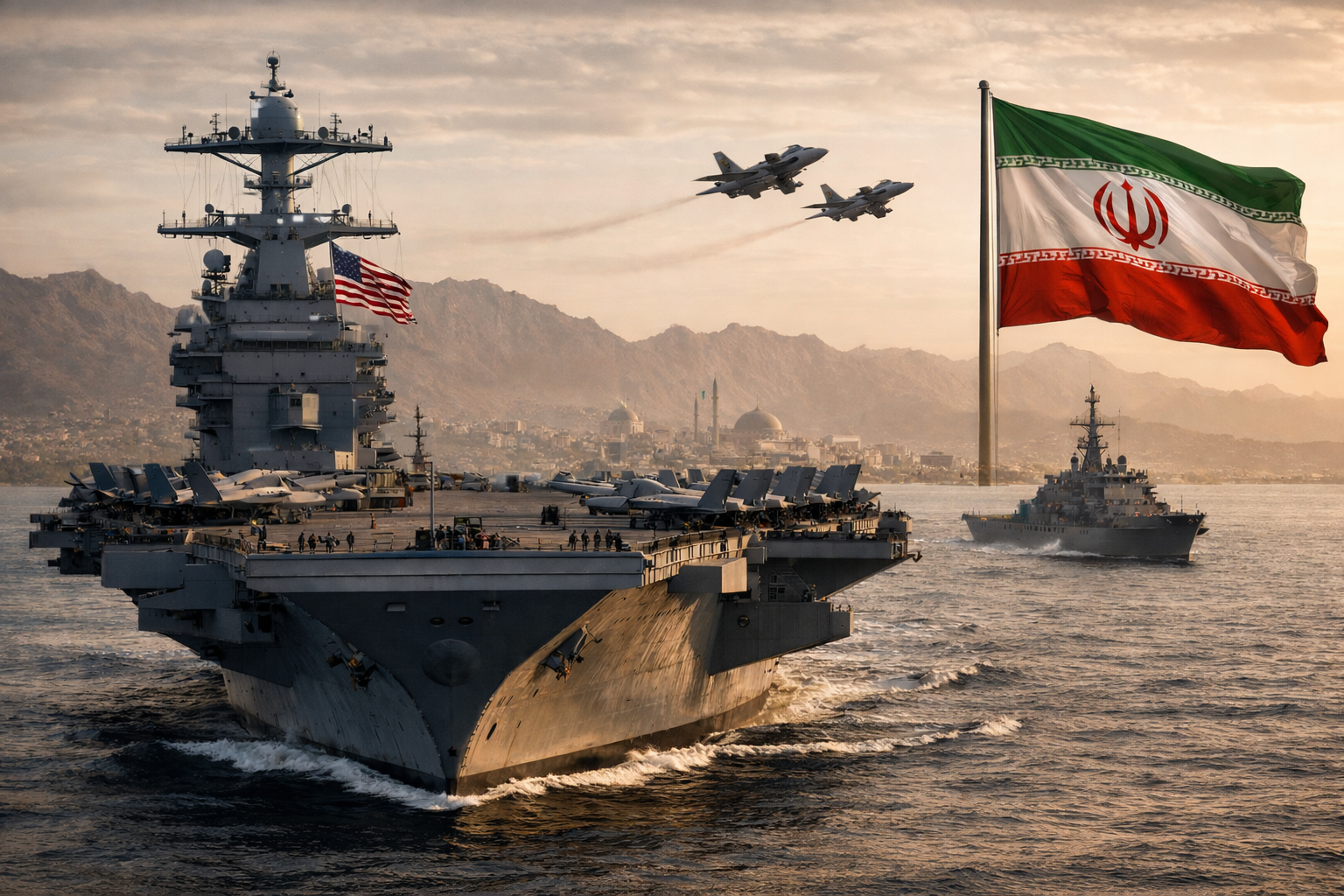 US deploys second aircraft carrier to Middle East in show of force over Iran