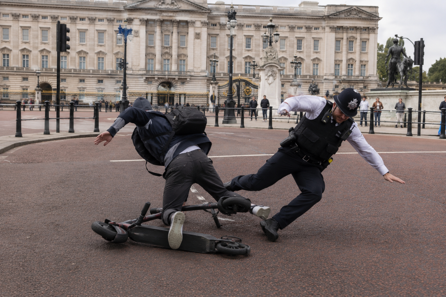 E-scooter hits police officer near Buckingham Palace