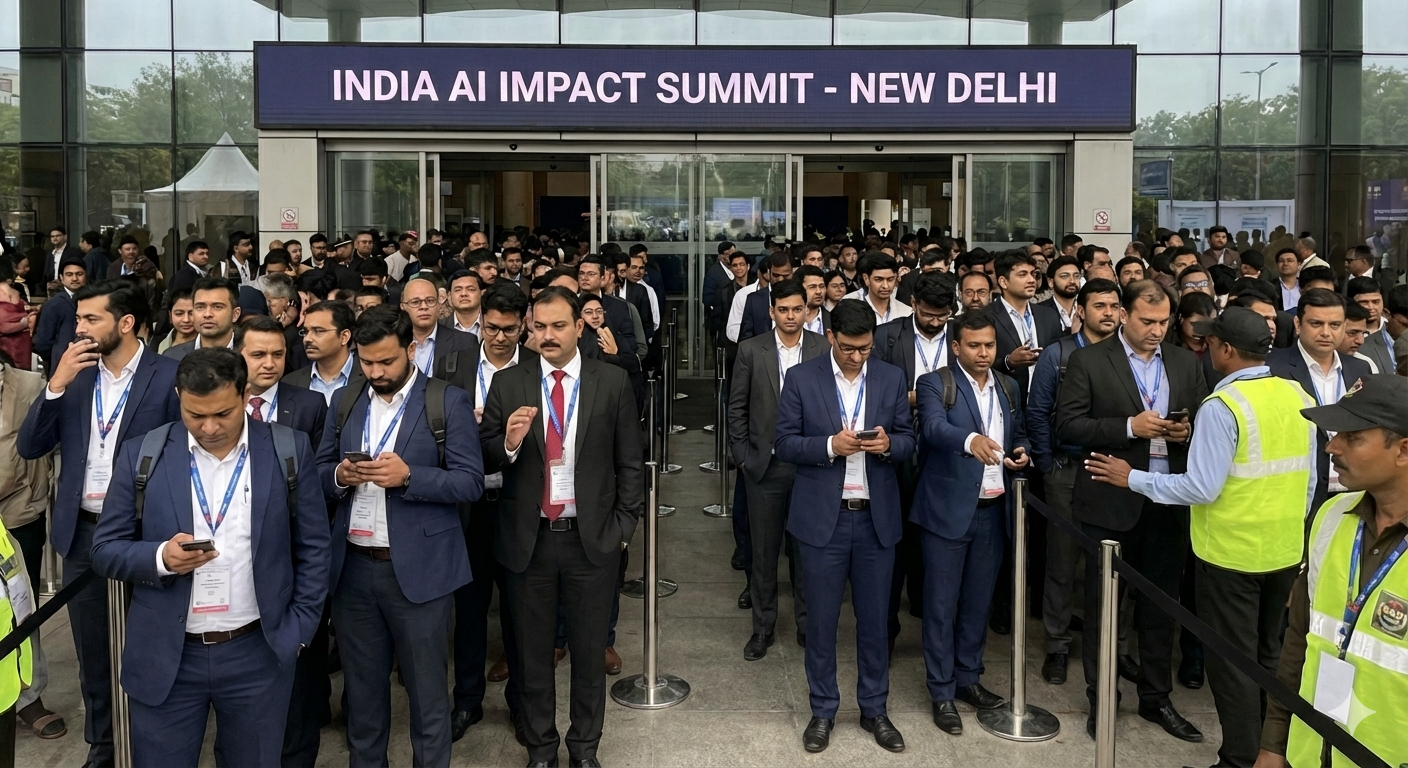 Organisers face backlash as India’s AI summit opening descends into chaos