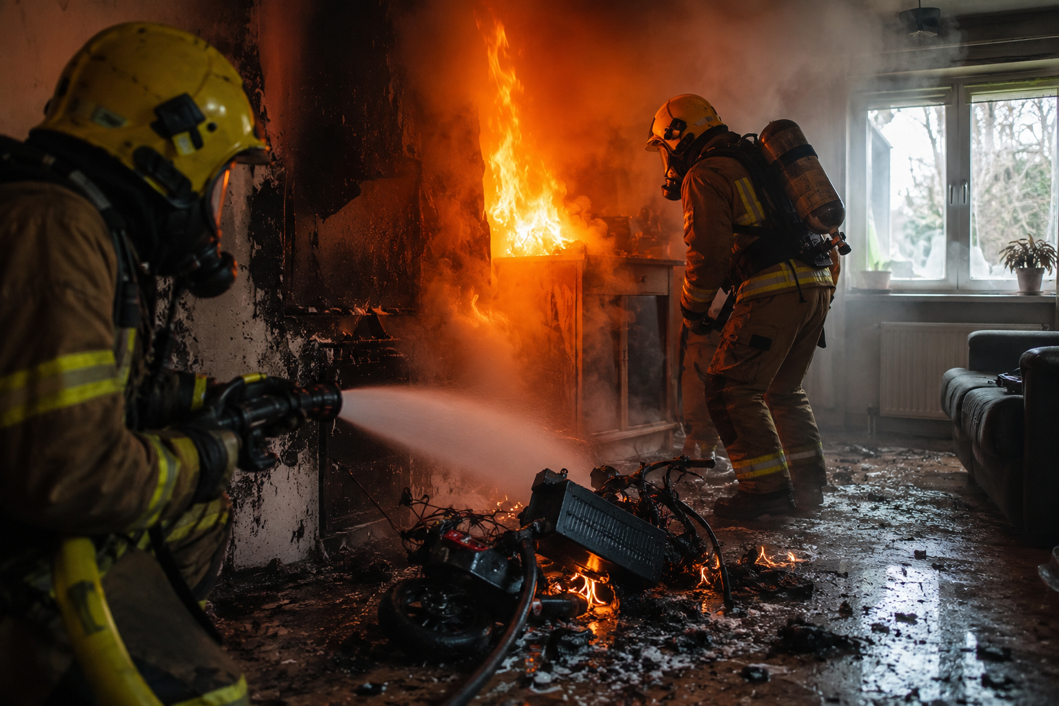 E-bikes, scooters spark 5 UK battery fires daily