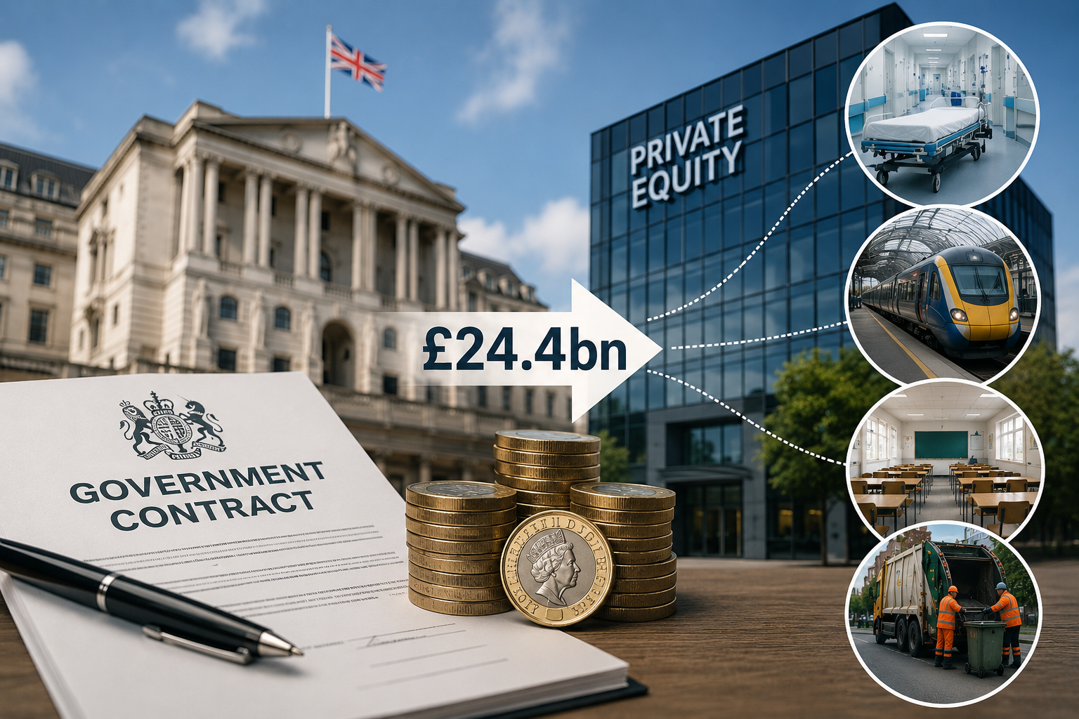 £1 in £11 public money goes to private equity