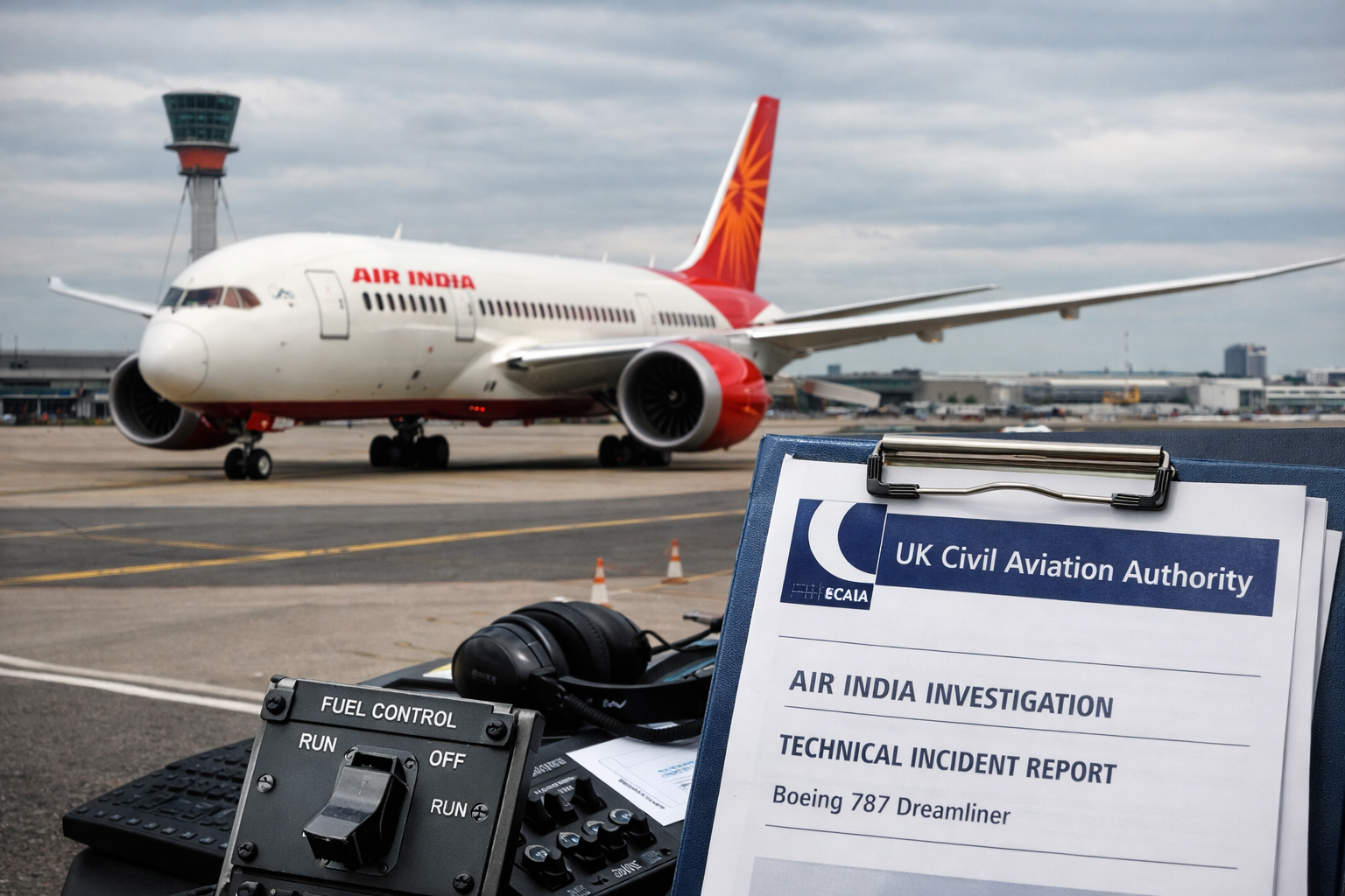 UK regulator probes Air India after Boeing 787 fault.