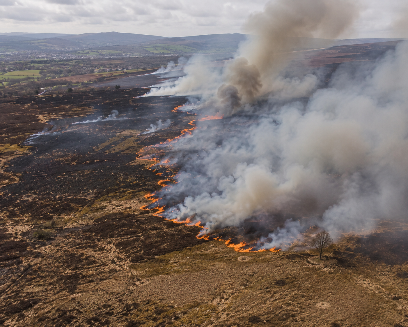 Tintwistle Moor fire shuts A628, burns for over 24 hours