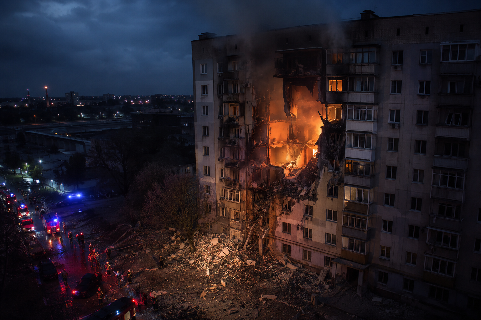 Russian Drone Hits Romanian Flats Near Ukraine