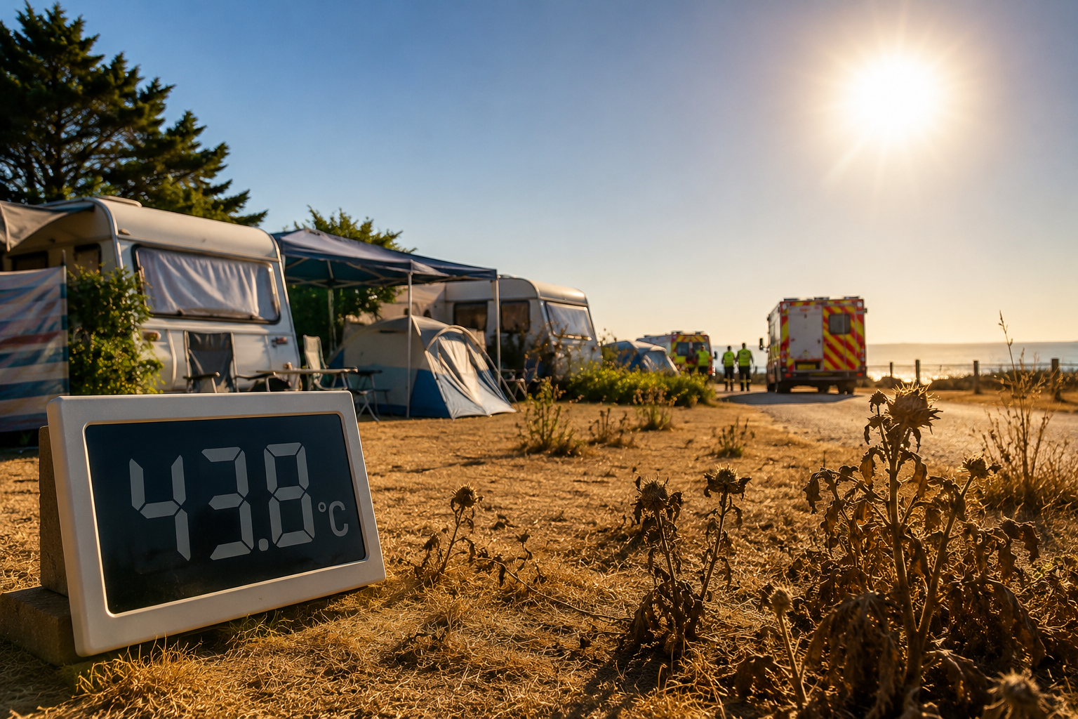 British woman dies at French campsite during heatwave