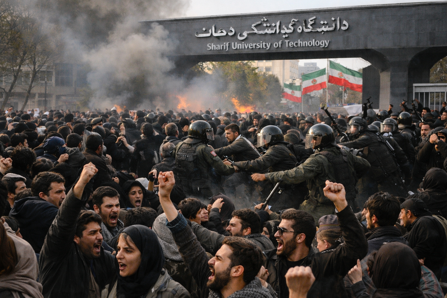 Iranian students stage first major protests since deadly crackdown