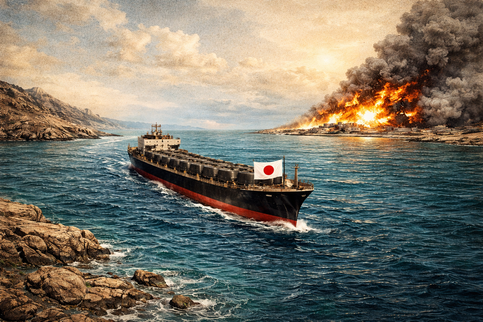 Iran says Hormuz open to select ships as Japan seeks wider safety guarantees