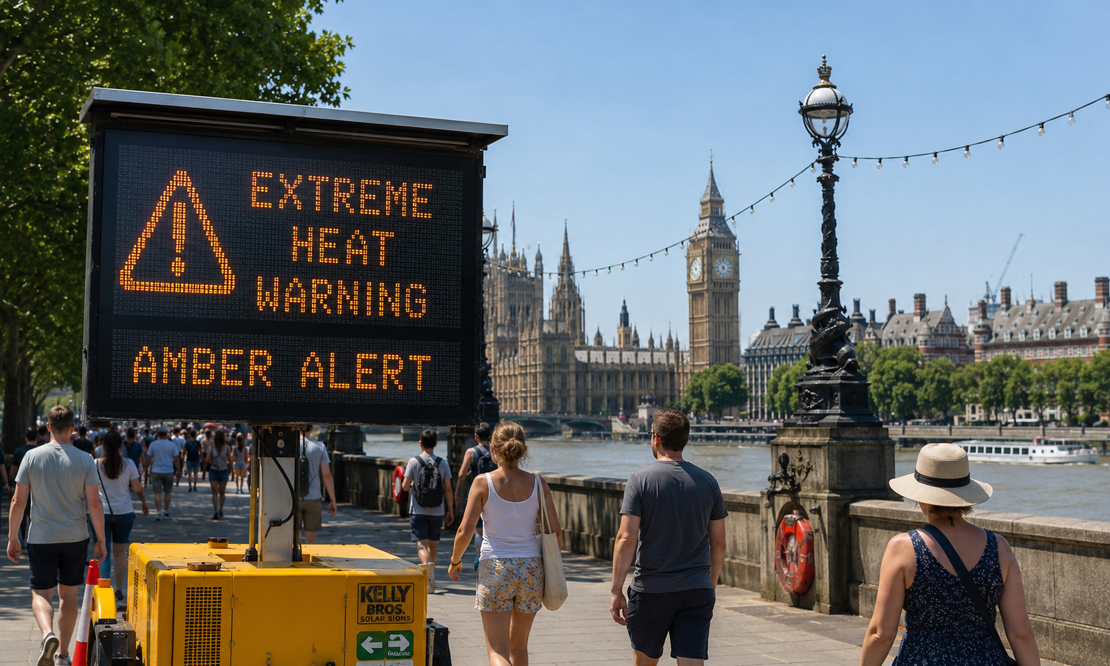 Met Office Gives Amber Heat Alert