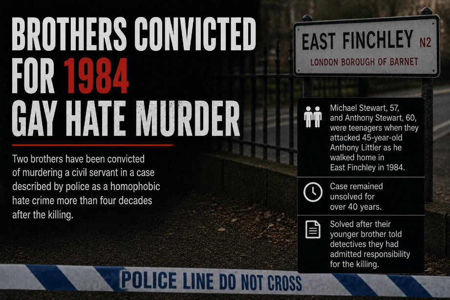 Brothers convicted of 1984 gay hate murder