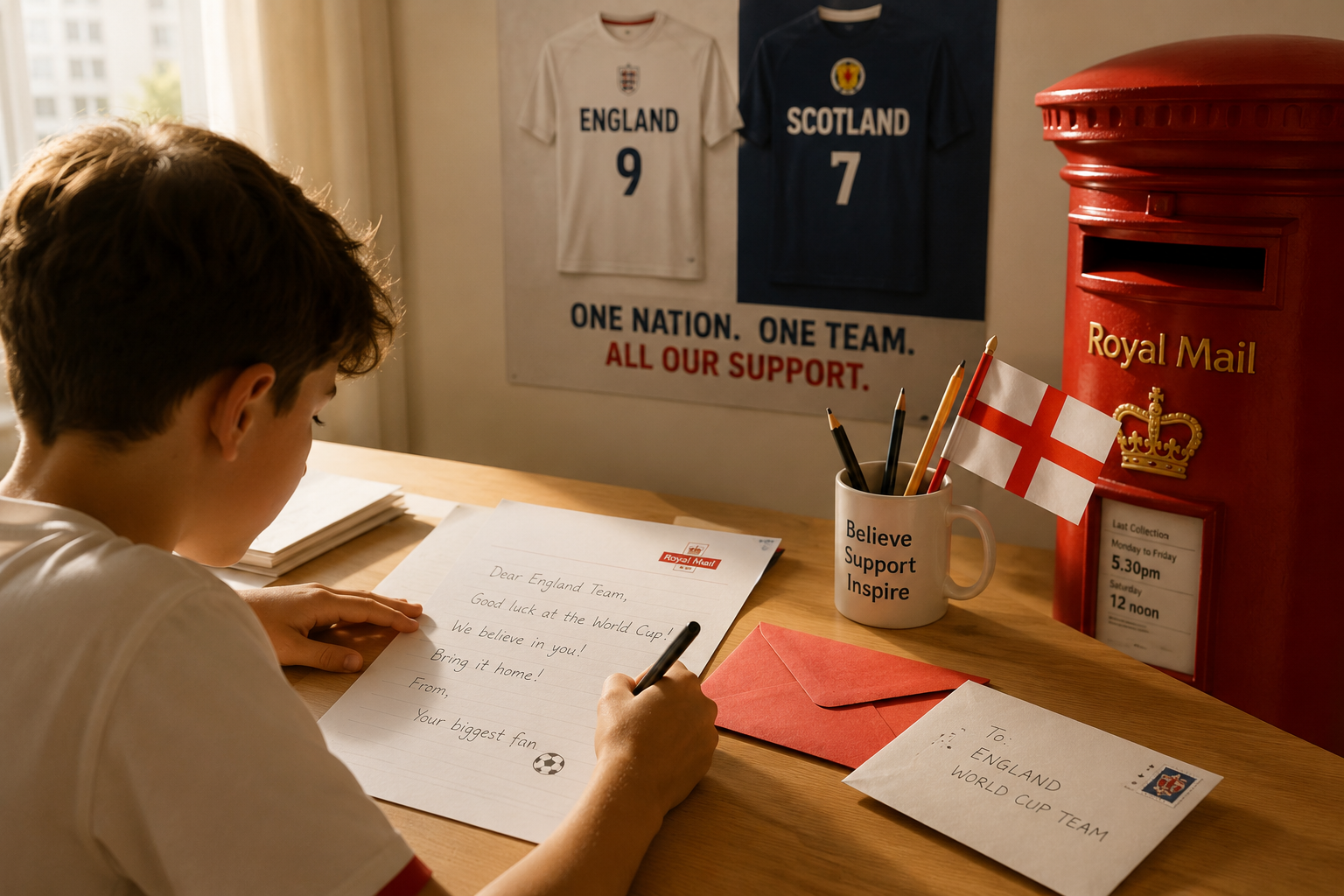 Royal Mail's World Cup plan to revive letter writing
