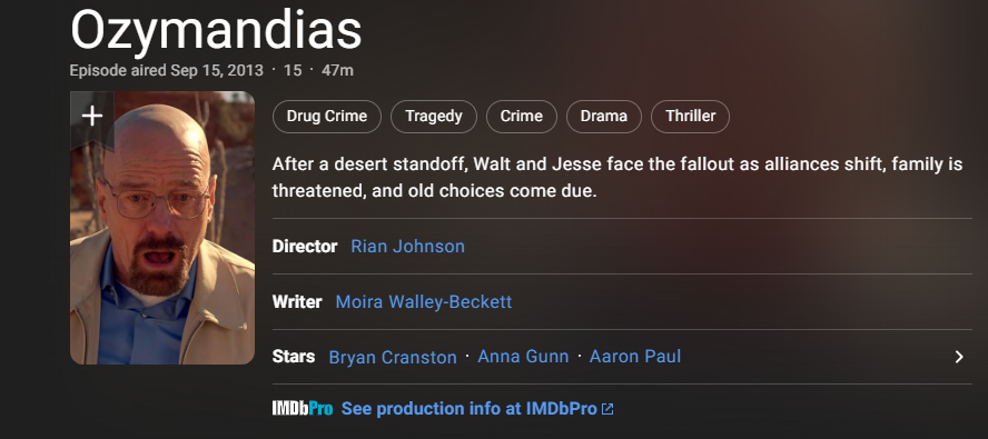 Breaking Bad loses perfect IMDb score after fan review bombing
