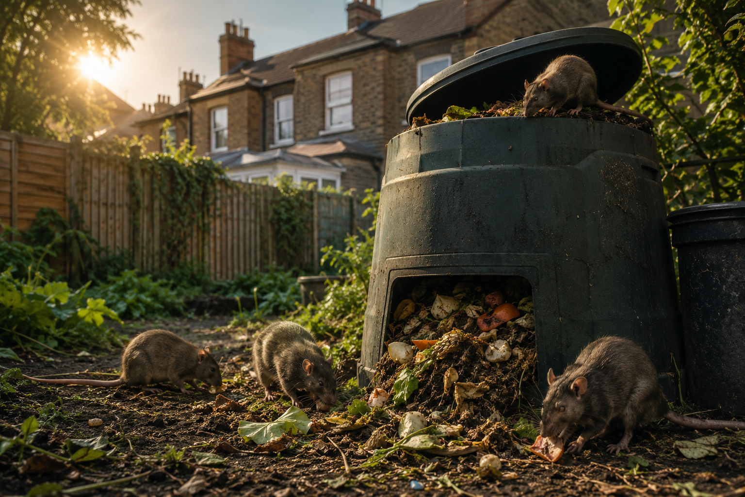 Why Rats Are Turning Up in UK Gardens During the Heatwave?