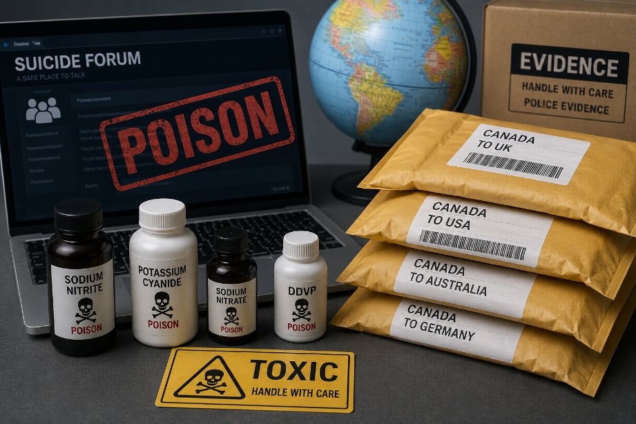 Canadian chef shipped poison to 40 countries