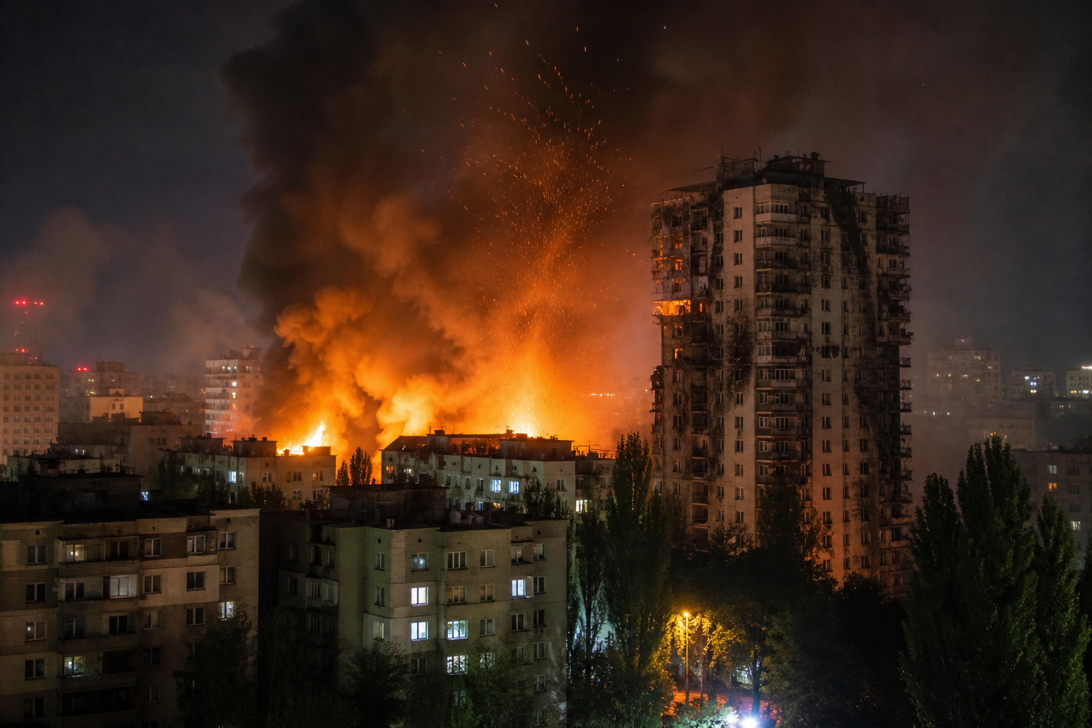 Russia's overnight strikes damage Ukraine cities despite air defense