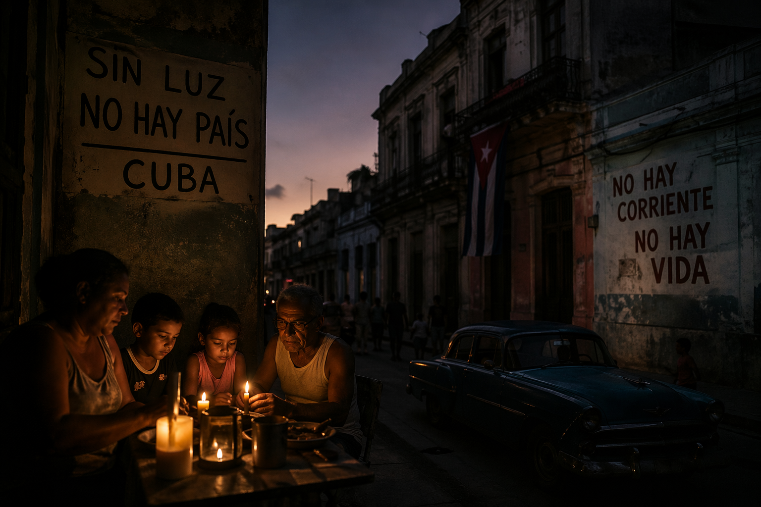 Russian oil cuts Cuba power cuts for now