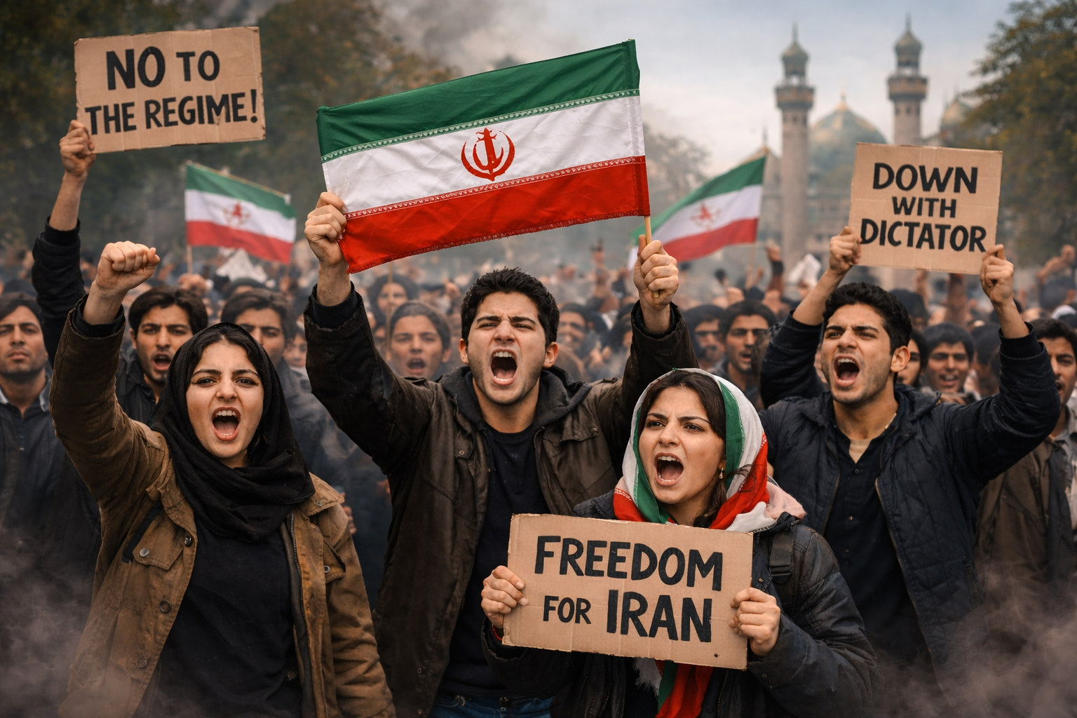 Iranian university students stage third day of anti-government rallies amid rising US pressure