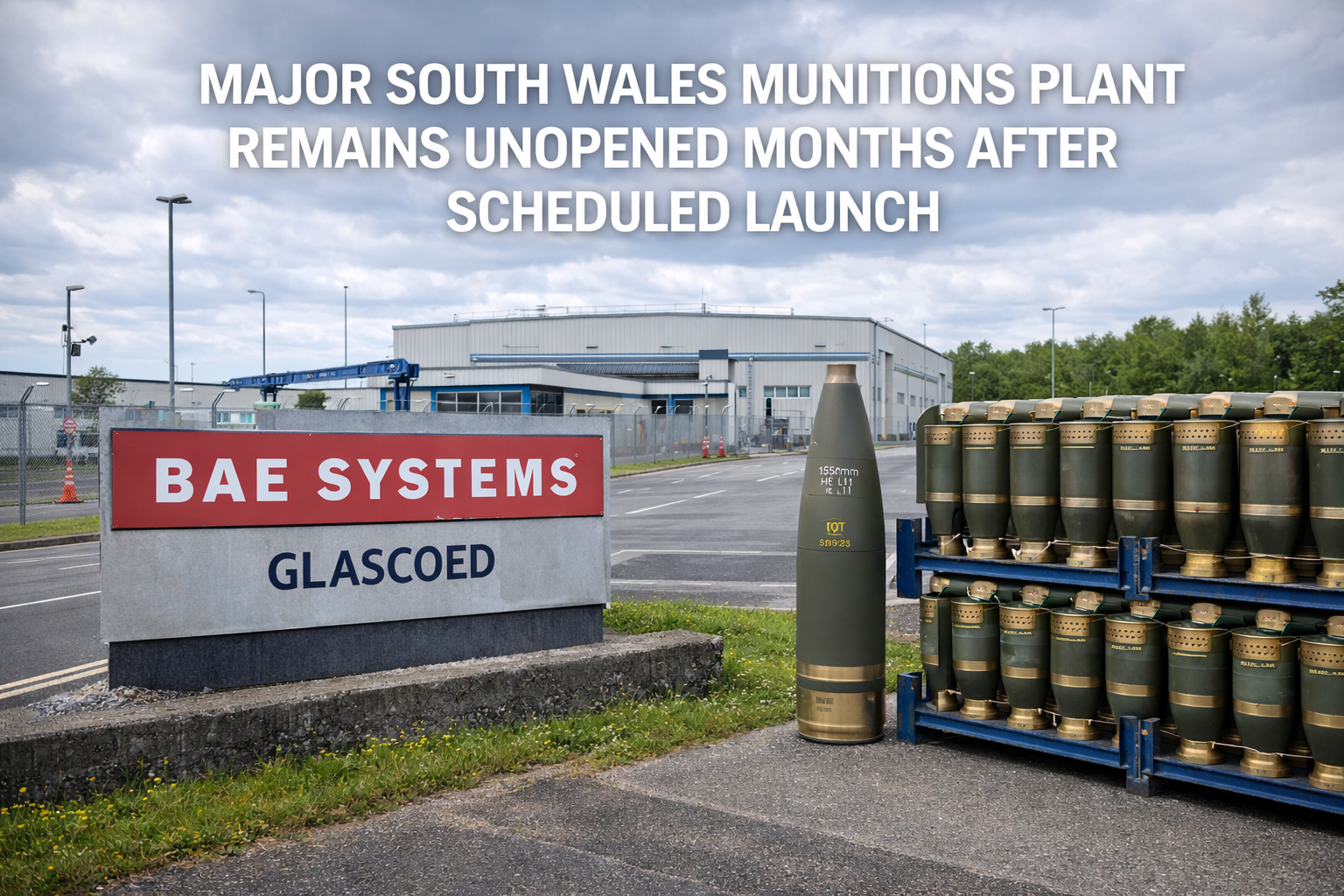 Welsh munitions factory delay hits UK defence and Ukraine aid