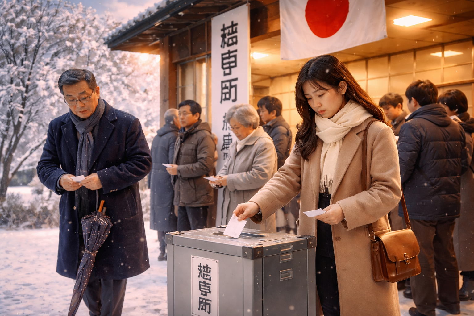 Snow and Ballots: Japan heads to the polls in unusual winter vote