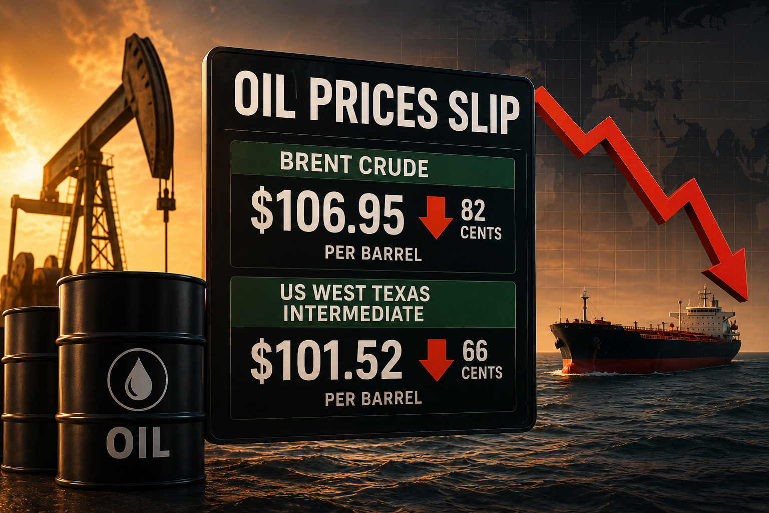 Oil prices dip, but $100+ fuel costs persist.