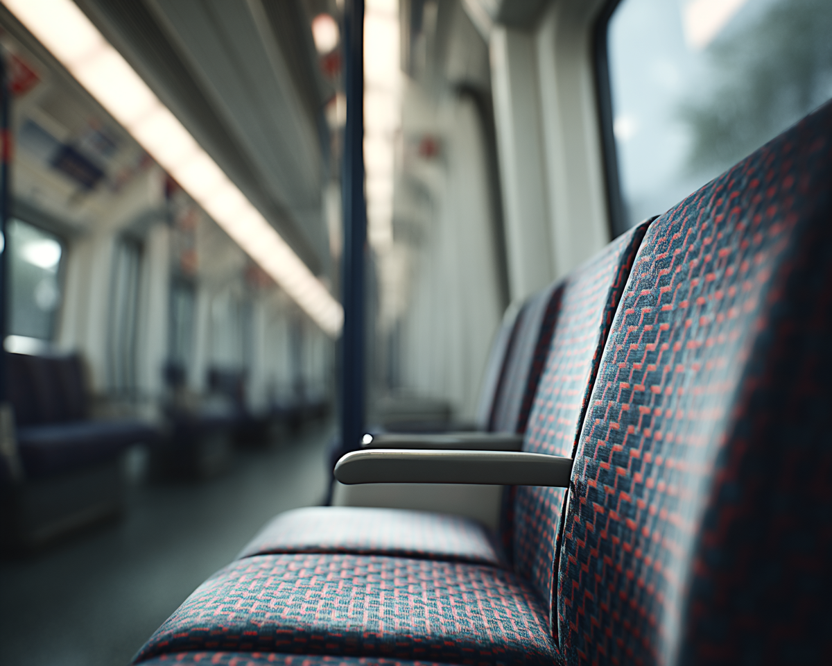Why London Underground Train Seats Use Bold, Busy Patterns