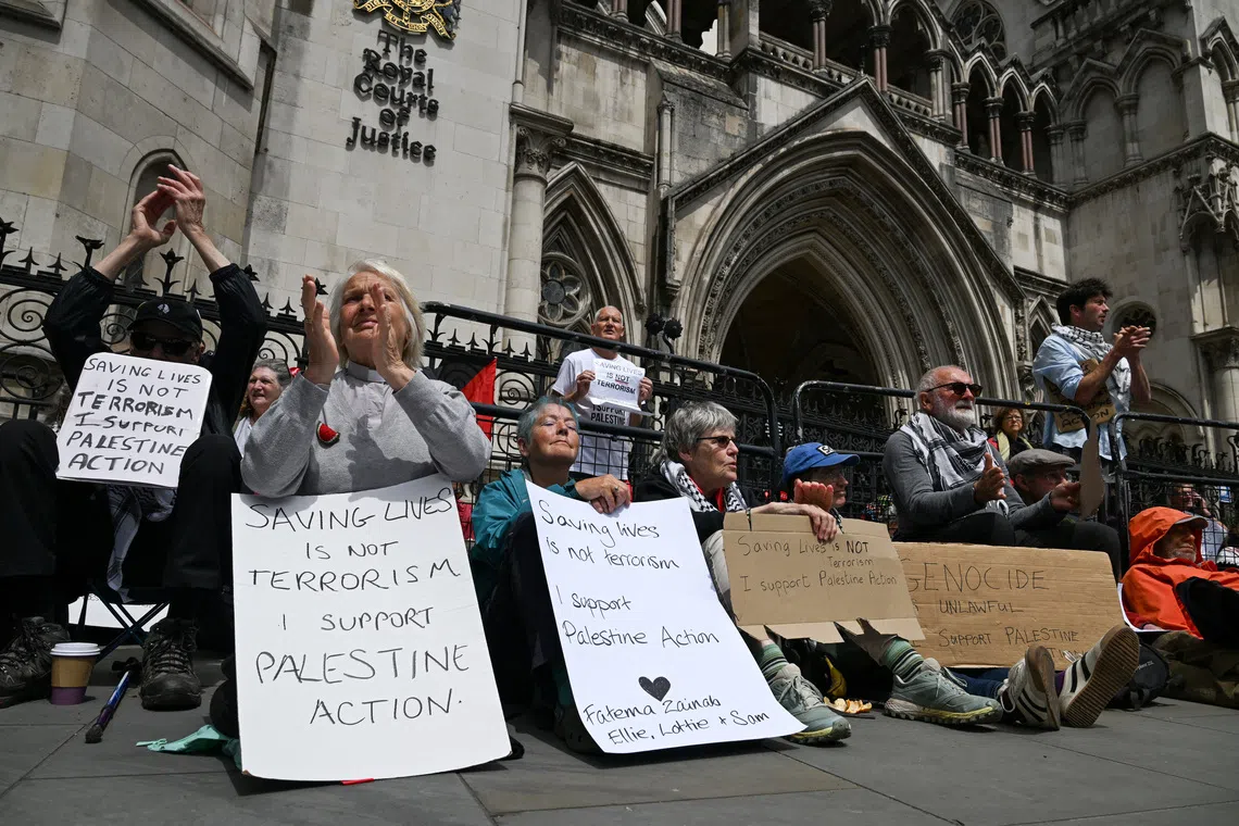 Britain's ban on Palestine Action group to be considered by top court