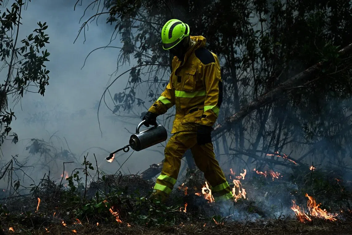 France, Spain eye wildfire reprieve, as other blazes start up in Europe