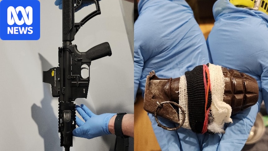 Grenades, guns and drugs worth millions seized from Sydney 'gang safehouse'