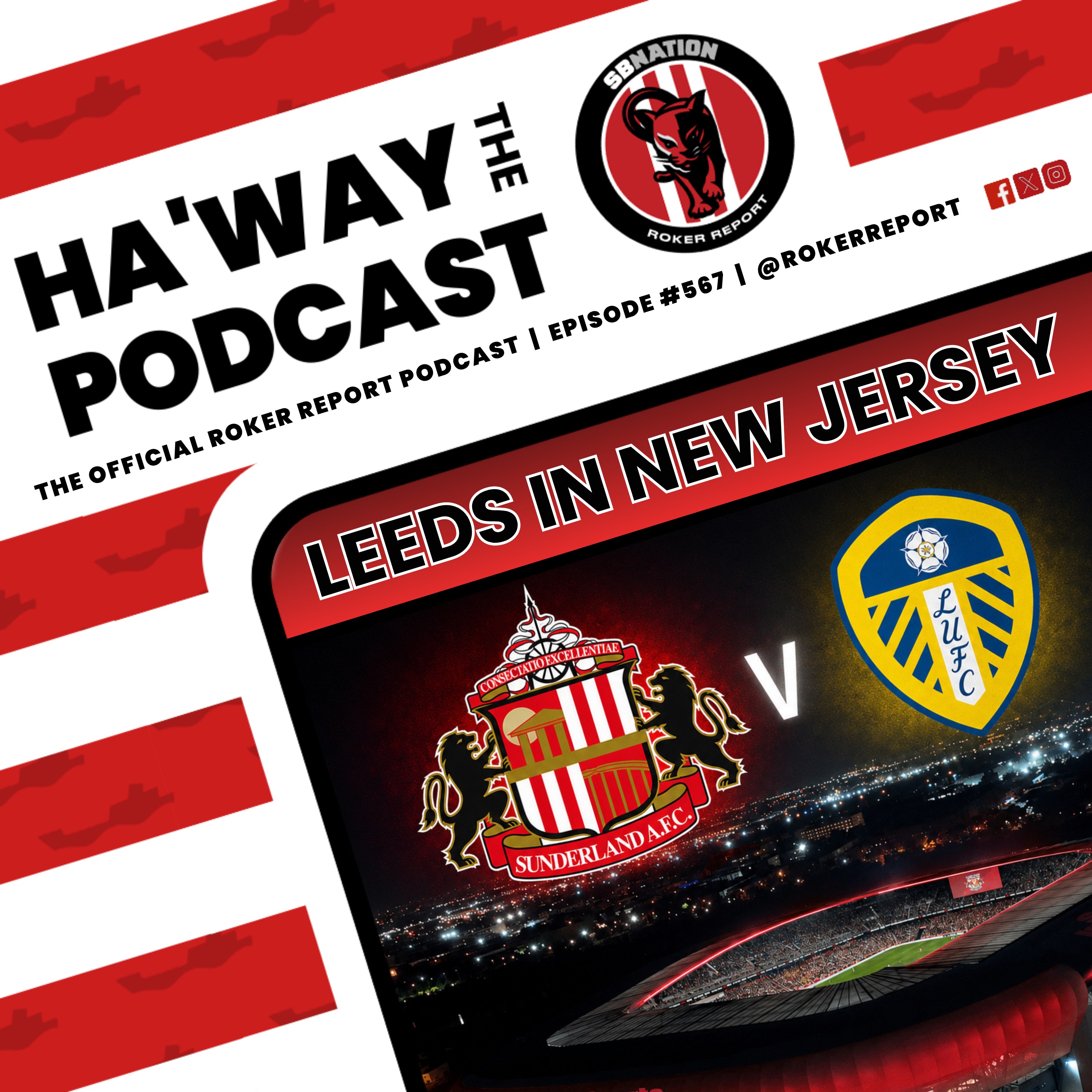 Haway The Podcast | MATCHDAY PREVIEW | SAFC v Leeds | Onwards To New Jersey!