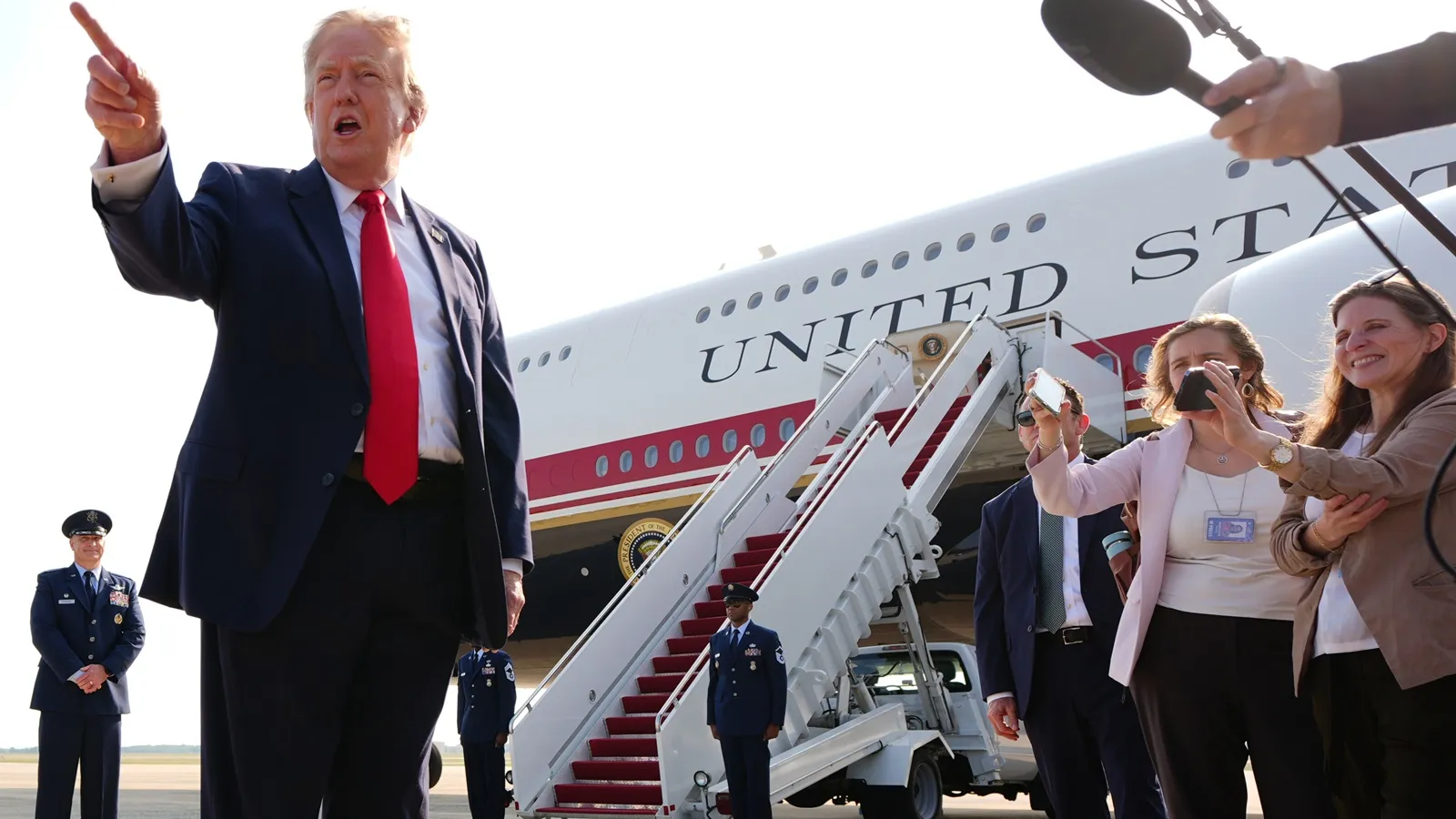 Inside Trump’s new Air Force One rush as Iran threat triggered plane swap