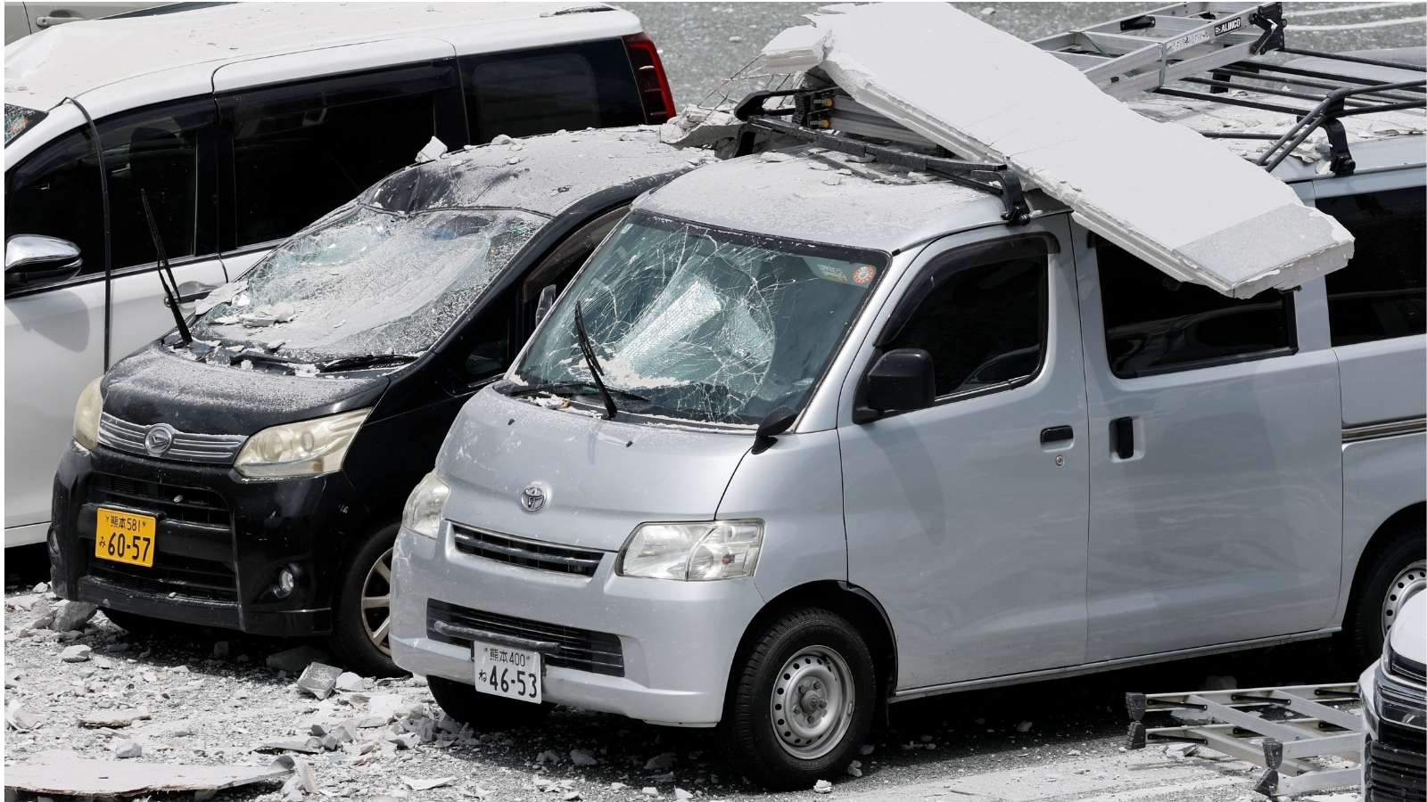 Japan earthquake survivors escaped the shaking. Then a mall exploded