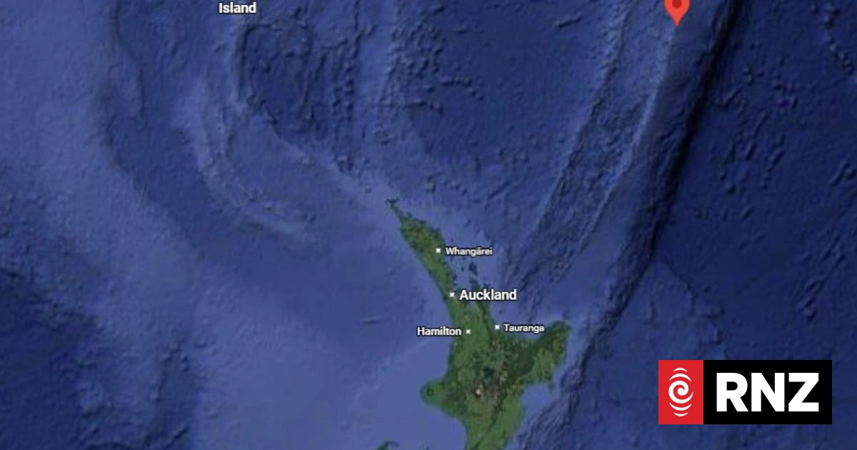 Magnitude 5.9 earthquake strikes Kermadec Islands region