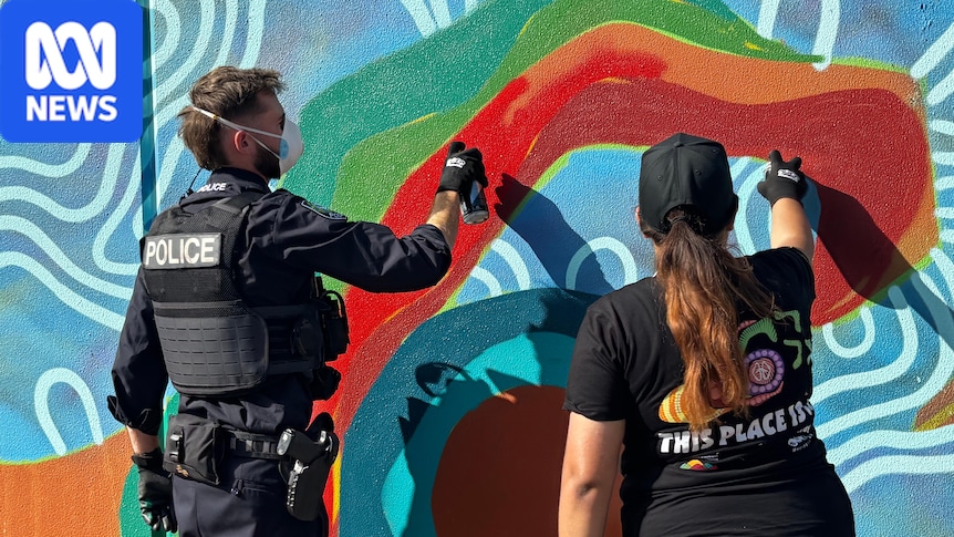 Mural paints story of community's hope of turning tide on crime