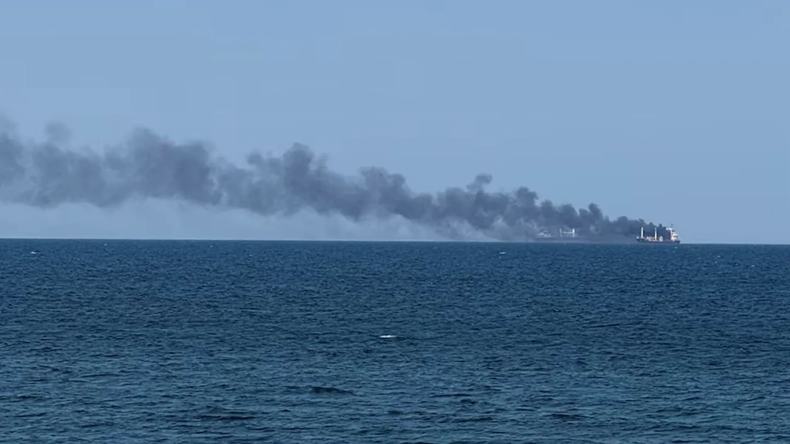 Oil tanker explodes in Strait of Hormuz after hitting naval mine, says Iran