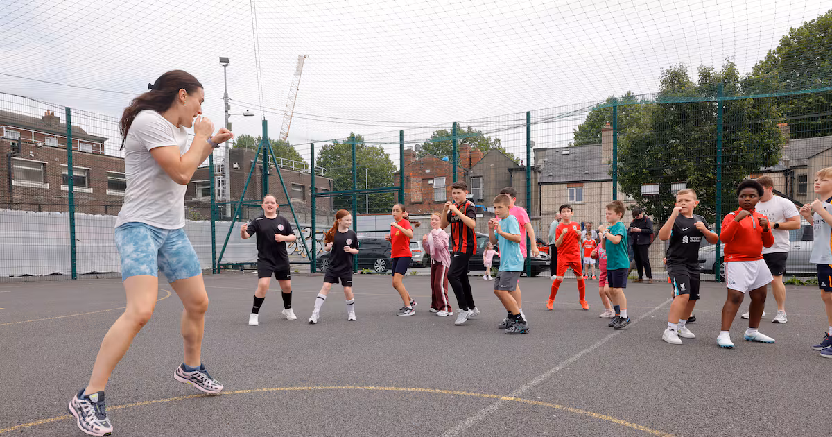 Portland Row pitch saved from development following Kellie Harrington-backed campaign
