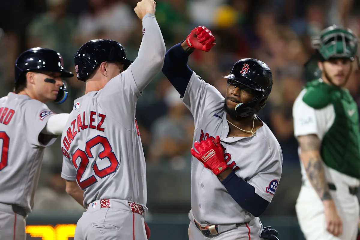 Red Sox beat the A's 4-2 on Monasterio's 2-run homer in the 10th