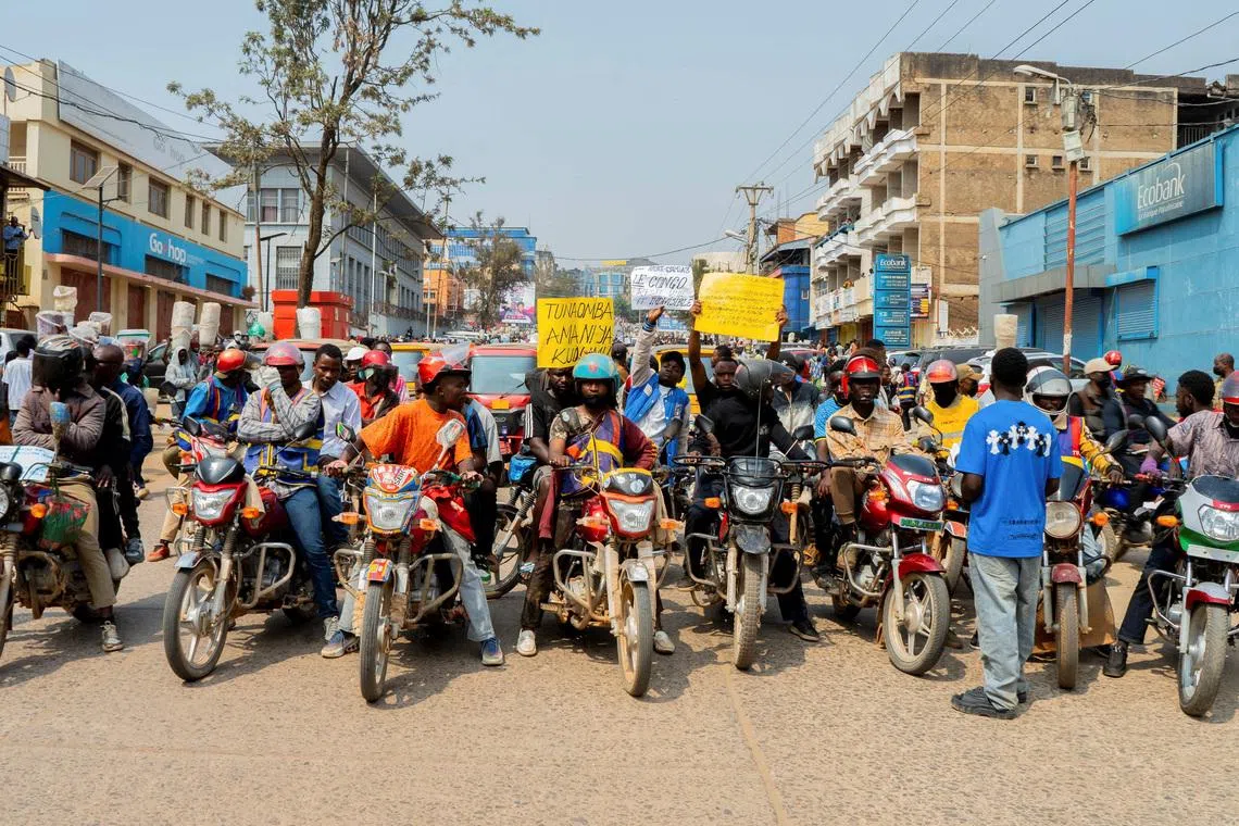 Thousands protest in eastern Congo over any presidential third term