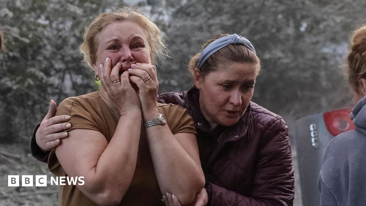 Three children among eight dead in Russian strikes on Ukraine, officials say