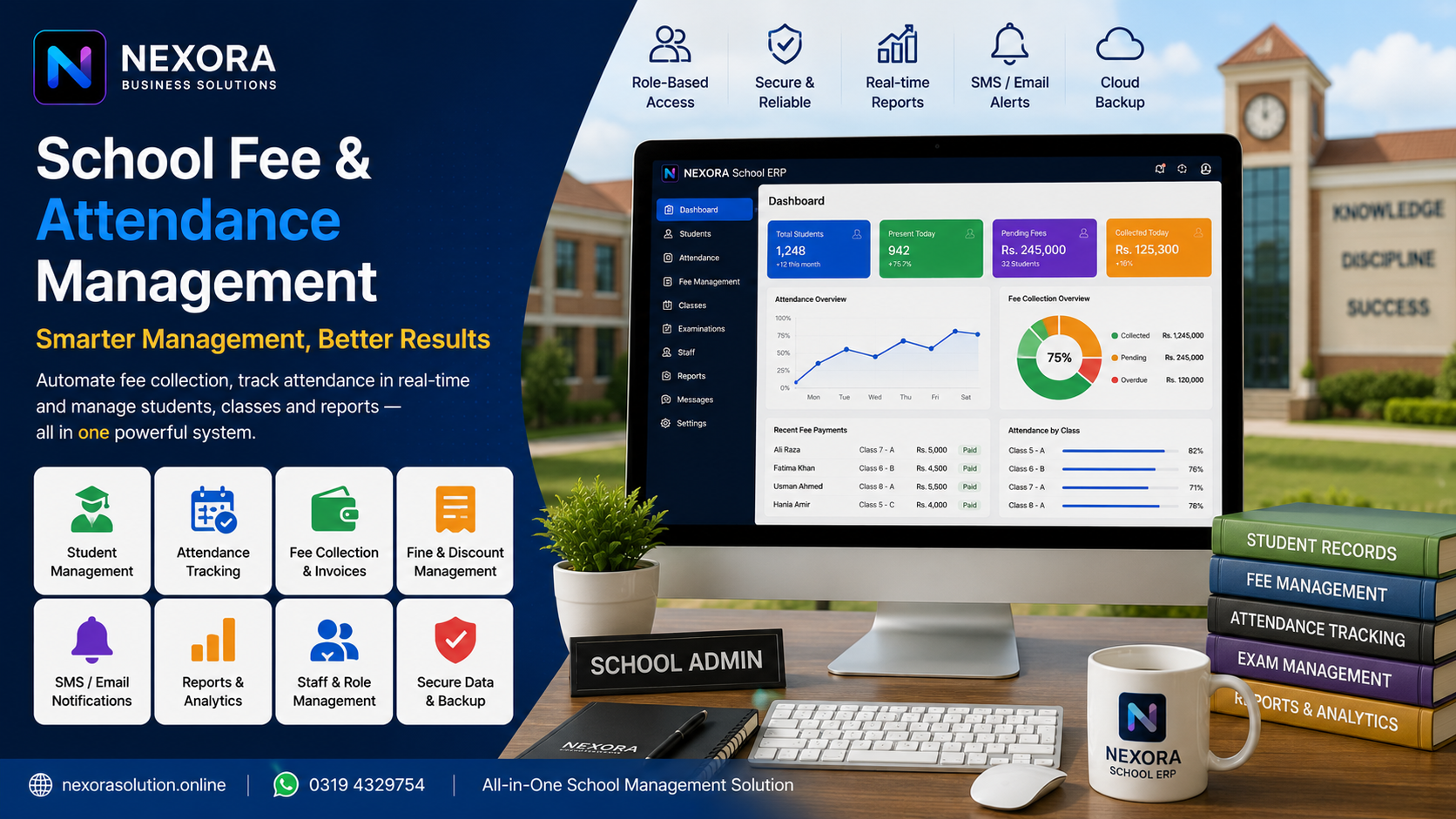 School Fee and Attendance Management System Guide