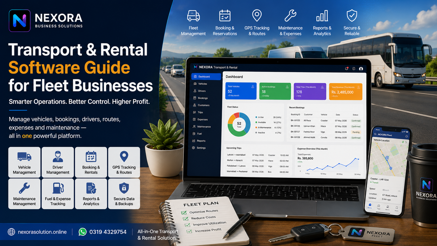 Transport and Rental Software Guide | Nexora Solution