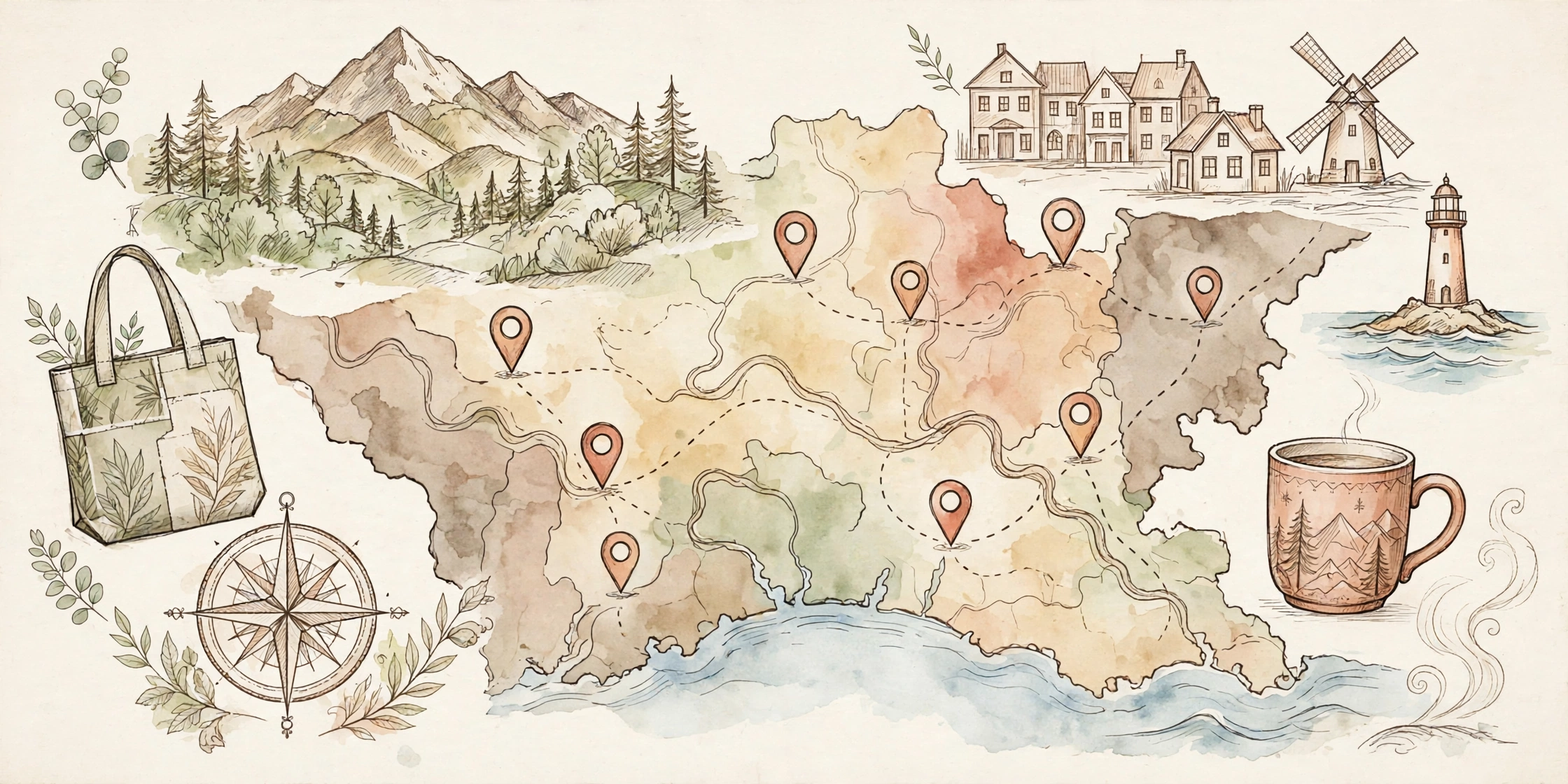 Local and regional themes as a POD product idea source