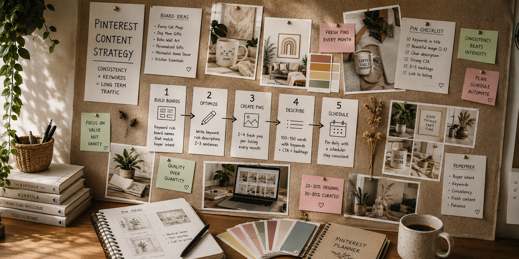Linking Pinterest content back to specific marketplace listings