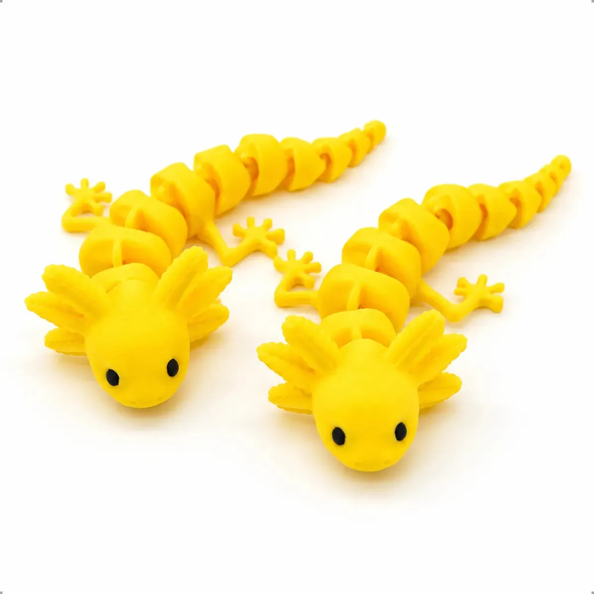 Bichinho Fidget Toy Axolote Articulado Colecionável Colorido - imagem principal do produto