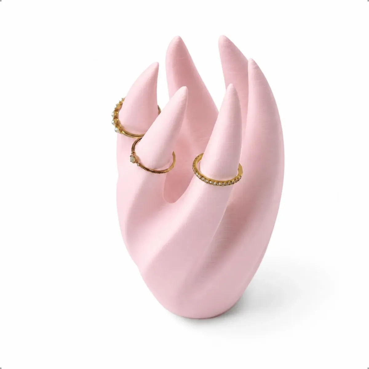 Expositor De Anel Em Formato De Mão Mostruário Loja Elegante - imagem principal do produto